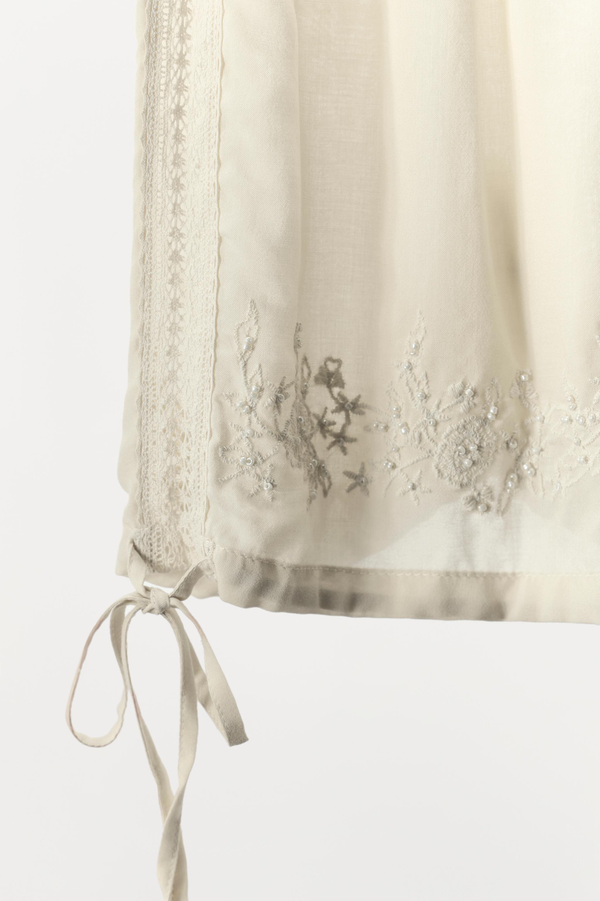 EMBROIDERED BEADED SHORTS